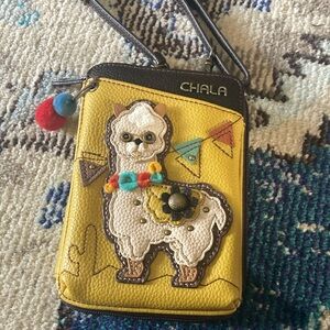 Chala Yellow Llama Kids Crossbody Bag